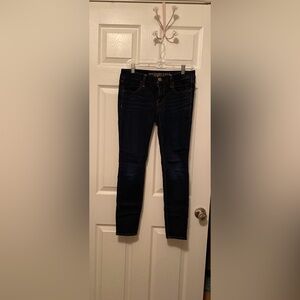 American eagle jeans , dark wash , size 6 short
